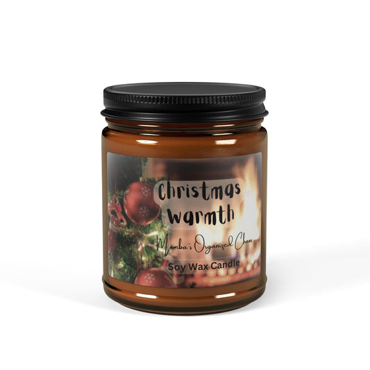 Christmas Warmth Scented Soy Candle (9 oz)