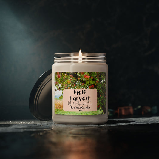 Apple Harvest Scented 100% Natural Soy Candle