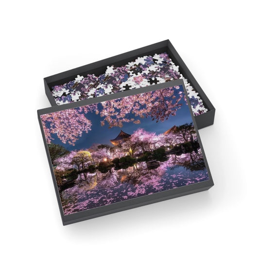 Blossoming Beauty: A Cherry Blossom Jigsaw Puzzle