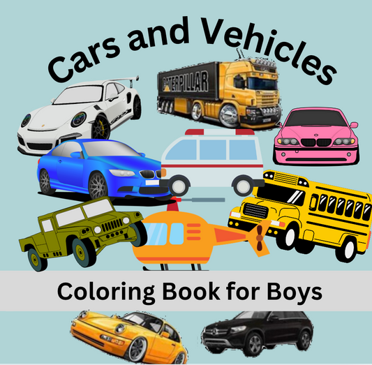 Colorful Cruisers: Coloring fun with Cars and Vehicles